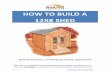 HOW TO BUILD A 12X8 SHED - Garage Cabinet Plansgarage-cabinet-plans.com/.../2015/12/12-by-8-Shed.pdf · 12/12/2015  · HOW TO BUILD A 12X8 SHED . With Illustrations, Drawings & Step