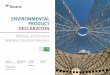 ENVIRONMENTAL PRODUCT DECLARATION - EPD Italy€¦ · C-Mn steel seamless pipe for on-shore and offshore structural applications PRODUCT FEATURES OD from 159 mm to 711 mm, WT up to