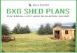 Page | 1 6x6 SHED PlANS AND BUilDiNG GUiDE · Page | 18 6x6 SHED PlANS AND BUilDiNG GUiDE 3.a Hammer the mudsills (lowest wood members) right on the concrete foundations, as marked