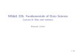 MS&E 226: Fundamentals of Data Scienceweb.stanford.edu/class/msande226/lecture6_prediction...MS&E 226: Fundamentals of Data Science Lecture 6: Bias and variance Ramesh Johari 1/49