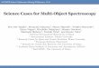 Science Cases for Multi-Object Spectroscopy · assume the MOSDEF or other spectroscopic redshifts when available. When no spectroscopic redshift is available, we assume the best-ﬁt