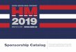Sponsorship Catalog - Annual Conference · 2019-08-07 · Sponsorship Catalog The largest gathering of hospital medicine professionals in the U.S. ... impressions, making the at Hand