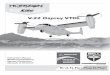 V-22 Osprey VTOL · model to descend rapidly in Multirotor Flight Mode. Keeping the motors turning at the low throttle point will slow the descent rate when the throttle is reduced