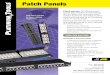 Patch Panels · • Bayonet style (twist & lock) blades are compatible with all industry standard punchdown tools • Manufactured from high carbon tool steel • Heat treated for