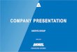 ANDRITZ company presentation - April 2019 · ANDRITZ is a globally leading supplier of plants, equipment, systems and services for hydropower stations, the pulp and paper industry,