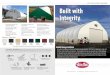 ACCU-STEEL INTEGRITY BUILDINGS Built with …...2018/07/18  · equipment storage, mining, cattle, grain storage, retail, recreational, aviation, fertilizer storage, and municipalities