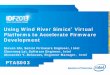 Using Wind River Simics Virtual Platforms to …...Modern firmware needs to go beyond the “reference board” 9 Benefits of a Virtual Platform 10 Benefits of a Virtual Platform •Earlier