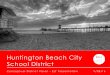 Huntington Beach City School District · (Interactive Display Screen with Pen and Touch Capability) Teacher Station: (Teacher Station along side of Classroom with storage space above)