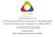 Presentation of the Collaborating Working Group on ... · Presentation of the Collaborating Working Group on “Sustainable Animal Production” research (CWG SAP) ... it is the final