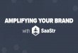 SaaStr began in 2012 as a simple WordPressgo.saastr.com/rs/720-RST-319/images/SaaStr Media...2014, the ﬁrst SaaStr Annual in 2015, the industry’s leading podcast in 2016, the ﬁrst