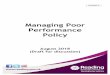 Managing Poor Performance Policy - Reading Borough Council · 2018-11-08 · Managing Poor Performance Policy V1.3 – August 2018 Classification: OFFICIAL time and date which is
