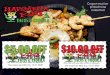 $5.00 OFF $10.00 OFF · 2020-07-27 · Coupon must be printed to be redeemed TACOS & TEQUILA TACOS & TEQUILA TACOS & TEQUILA $5.00 OFF $10.00 OFF your purchase of $30.00 your purchase