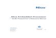 Nios Embedded Processor - actel.kractel.kr/.../nios_programmers_reference_32.pdf · Nios CPU Overview The Nios CPU is a pipelined, single-issue RISC processor in which most instructions
