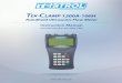 Technology Solutions TEK-C LAMP 1200A-100H · Technology Solutions TEK-C LAMP 1200A-100H Instruction Manual Handheld Ultrasonic Flow Meter Document Number: IM-1200A-100H