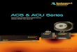 ACS & ACU Series ACU The ACU is a new compact control unit for ACS calibration standards from Instrument
