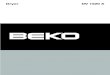 Dryer DV 7220 X - BEKO AU Dryer DV 7220 X. Read this manual prior to initial operation of the product!