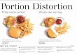 Portion Distortion - City of Columbus€¦ · Portion What you're served Mr? 112 lb. cheeseburger, French fries, Distortion What's one serving 3/4 cup ketchup, tomato slice and lettuce