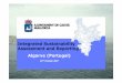 Integrated Sustainability Assessment and Reporting Algarve ... · Ł145 km2 Ł23 beaches (54 Km. of coast) ŁMediterranean attractive Ł90% tourist activity Ł60.000 tourist units