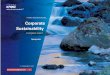 KPMG INTERNATIONAL Corporate Sustainability · and design of sustainability programs to gain a better snapshot of a company’s ability to assess risk, respond to change and deliver