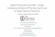 Speech Production and ABA: Using a Conceptual Analysis of …. Presentation... · 2019-04-22 · Introduction •Speech-Language Pathologists (SLPs) often employ a medical model to