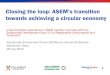 Closing the loop: ASEM’s transition towards achieving a circular … ALMASSY... · 2019-07-29 · 1 Closing the loop: ASEM’s transition towards achieving a circular economy Implementation