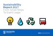 Sustainability Report 2017 From Small Steps To Giant Leaps 2017... · Sustainability and Low Carbon Living was launched in ... sustainability issues as well as promoting the campus