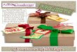 applique. The final stitches finish off all of your raw ... · Christmas Gift Tags These Christmas Gift Tags are fast and easy “In the Hoop” Projects, which means no additional