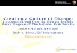 Creating a Culture of Change - Stanford University · Creating a Culture of Change: Lessons Learned from the Climate Friendly Parks Program of The National Park Service. Shawn Norton,