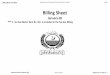 Billing Sheet - University of Agriculture Faisalabaduaf.edu.pk/bills/2020/Billing_Sheet_January2020.pdf · Billing Sheet Jan-2020 Engineering Construction Department (E) University