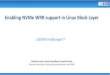 Enabling NVMe WRR support in Linux Block Layer · Rajesh Sahoo, Anshul Sharma, Sungyoung Ahn, Manoj Thapliyal, Vikram Singh, and Seunguk Shin. Title: PowerPoint Presentation Author: