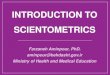 INTRODUCTION TO SCIENTOMETRICSzums.ac.ir/files/library/files/Scientometrics_Workshop-aminpour.pdf · 2011-2015 Year 2011-2015 Papers 4698. SUMS Scopus Indexed Papers: Citations Year