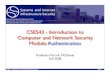 CSE543 - Introduction to Computer and Network Security Module: …pdm12/cse543-f08/slides/cse543... · 2008-12-12 · CSE543 - Introduction to Computer and Network Security Page An