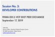 Session No. 3: DEVELOPER CONTRIBUTIONS · Session No. 3: DEVELOPER CONTRIBUTIONS FHWA EDC-5 VCIT IDOT PEER EXCHANGE September 17, 2019 Julie Kim ... IMPACT FEE OPPORTUNITIES & ISSUES