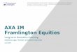 AXA IM Framlington Equities - Advisor Services · Automation, CleanTech and Transitioning Societies. Thematic universe inclusion is based on revenue exposure and constituent weightings