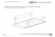 Assembly Manual - Ez-Access...13347 REV 05-12-15 Assembly Manual Gateway™ Solid Surface Portable Ramp Available with optional handrails-2-ASSEMBLY MANUAL EZ-ACCESS 