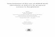 Determinants of the use of skilled birth attendants at delivery by … · 2017-10-19 · Determinants of the use of skilled birth attendants at delivery by pregnant women in Bangladesh