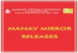 MEDIA RELEASE for website dec 2017 - Manav Sthali School · Ms DiptiA ghatnagat: Ms, Arpita Swam', Ms Surbhi Abuja. 2nd Row- Yash Tripathi, Aarush Pabreja Parinaaz Kaur Swaksh Jain