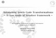 Autotuning meets Code Transformations -- A case study of ... · 7 Legacy Code •We have a lot of legacy HPC applications… Those applications may or may not work on a future HPC