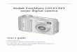 Kodak EasyShare C653/C623 zoom digital camerastatic.highspeedbackbone.net/pdf/kodak-C653-manual.pdfWe recommend Kodak SD or MMC cards. CAUTION: A card can only be inserted one way;