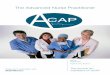 The Advanced Nurse Practitioner - ACAP Scotland · with SPSP. Pete will speak about fluids & electrolytes • Mr David Watson.Practitioner NHSL, who is currently studying for his