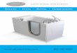 Deluxe - Elite - Royal - Companion€¦ · Ella’s Walk-In Baths are equipped with dual drain technology, two stainless steel grab bars and a glass door that will last a lifetime