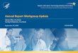 Annual Report Workgroup Update - ONC...Sep 17, 2019  · Discuss topics for FY19 Annual Report ; June 4, 2019 : Discuss topics and outline for FY19 Annual Report ; July 19, 2019 :