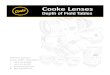 Cooke Lenses · 10/10/2016  · COOKE A PRIME LENSES . Depth of Field Tables . These depth of field tables refer specifically to the optical design used for these lenses, since allowance