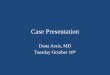 Case Presentation - NYU Langone Health...2011/10/15  · Case follow up 2days post SICU tx pH 7.4 pCO2 67 pO2 78 Na 150 K 3.5 Cl 107 CO2 36 Bun 78 Cr 2.9 6days post SICU tx Na 139