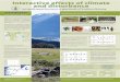 Interactive effects of climate and disturbance · SeedClim NFR NORKLIMA 2008-2012 Interactive effects of climate and disturbance on seedling performance in grasslands of Southern