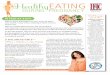 HealthyEATING · during pregnancy. It will cover how to eat a balanced diet, eating a variety of foods, healthy weight gain during pregnancy, and food safety concerns specific to