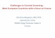 Challenges in Cervical Screening : West European Countries with …€¦ · Cervical cancer incidence in Europe (2008) Arbyn, Ann Oncol 2011 . 0 5 10 15 20 25 30 Finland Greece Italy