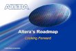 © 2004 Altera Corporationpld.guru/_exhibit/2004/altera/7_Roadmap_SOPC_04_RF_041013.pdf · − Uses Low-k (Black Diamond from . Applied Materials), Giving Higher Performance − Running