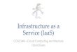 Infrastructure as a Service (IaaS) · Learning objectives • Define IaaS • Give examples of public IaaS providers • Explain benefits and challenges using IaaS • Describe how