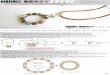 String pearl, Delica beads and · 2020-06-15 · Pendant Beaded loop (Delica beads) Cord end Suede cord Cord end Oval jump ring Set the end of the cord into a cord end. Squeeze using